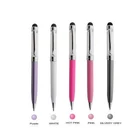 Hot selling 2 in1 metal mini crystal stylus touch pen for Universal Cell Phone
