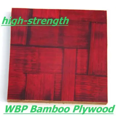 China 12mm Red Bamboo Plywood For