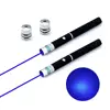 High Power Powerful 2in1 Blue Laser Pointer Pen 5mw Blue Violet Laser With Star Cap