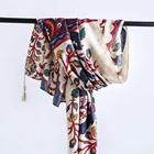 Wholesale scarf korean style hijab printed shawl phulkari dupatta
