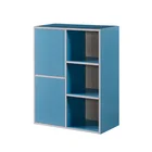 Decorative Blue Melamine Particle Board Storage Cabinet Living Room Side Cabinet