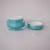classical round 50ml acrylic cosmetics container jars for men care cream 50g plastic make-up container