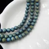 Emerald Color Laughing Agate Beads Glass Synthetic Opal Strands Beads For Jewelry Making