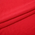2019 good quality japan polyester 3d knitted jacquard lycra fabric for dress