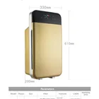 Photocatalyst type industrial air purifier with negative ion generator