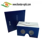 Factory DIY 3D Virtual Reality Headset Google VR Cardboard Glasses for 360 Video