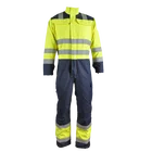 75 cotton 25 polyester blended waterproof flame resistant fireproof Workwear coverall uniform
