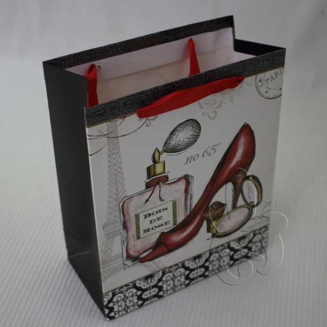 yiwu wedding paper bags for gift high-heelded shoes packing