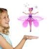 2019 kids gilr toys flying fairy toy with USB charge line