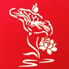 Card 3d Cards Greeting Cards Lotus Flower 3D Greeting Card Laser Cut Printing 3d Paper Card