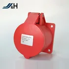 Waterproof IP44 32A 380V-415V 3P+N+E female industrial plug and socket