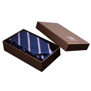 custom tie box plain cardboard gift boxes with clear window