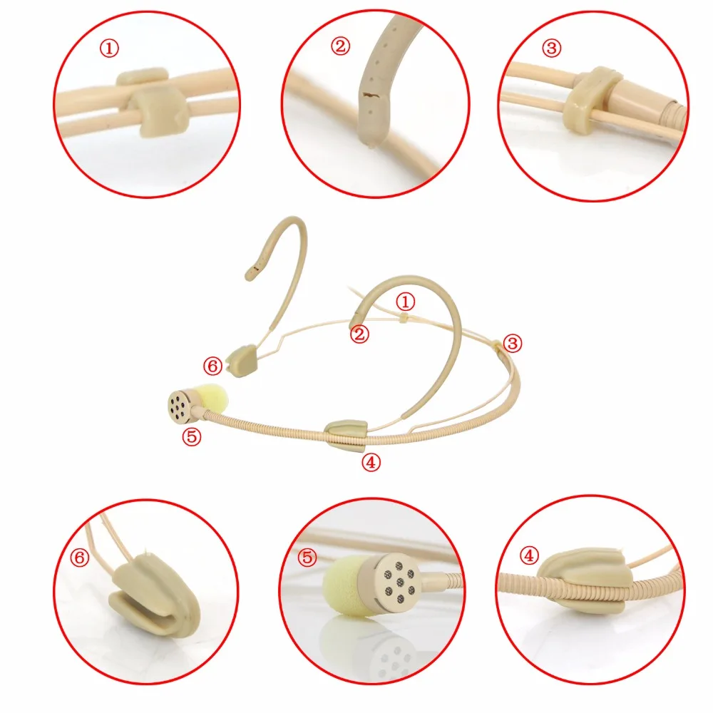 HM-81S6-L4A  04   double ear headset microphone