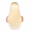 wholesale remy blond long fashion spiky 100% human hair wig for white women