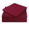 Hypoallergenic Wrinkle Fade Free and Extra Soft Brushed Microfiber 1800 Bedding Sheet set with Deep Pocket