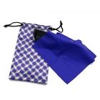New style microfiber custom logo eye wear soft pouch