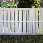 portable Cheap white pvc vinyl picket fence