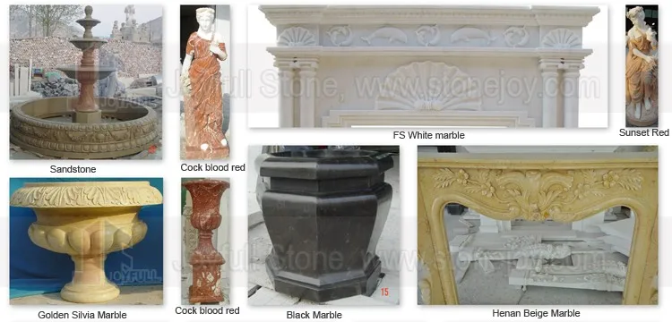 Handcarved Marble Fireplace Mantels for sale