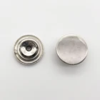 Button Silver Buttons Silver Button Zinc Alloy Metal Button Silver Jeans Plain Flat Shank Button