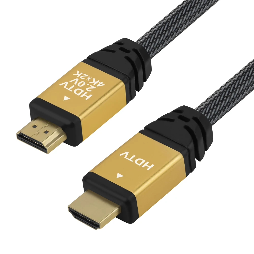 HDTV HD MI 2.0 A to A custom extension braided drop fiber active optic audio video 8k connection hdm i cable - ANKUX.COM