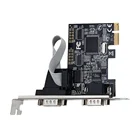 TXIC&DIEWU PCI express 2 Serial and 1 parallel port Riser Card RS232 Printer port PCIe PCI-e Card