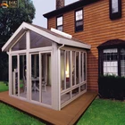 Strong prefabricated glass house, aluminum sunroom