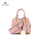 Elegant real leather mini satchel bag ladies party handbags