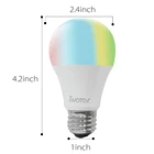 Smart Life App Alexa Google Home Wif i Wireless Led Smart Bulb 7W 9W 10W With RGB Remote Controller