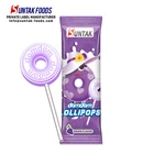 grape flavored lollipop colorful fruit sugar-loaf bag package sugar