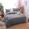 Double Sided Solid Color Microfiber Bedding Set/Bed Linens/Bed Sheet