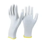 NMSAFETY DMF free 13 gauge thin white polyester liner without coating work glove
