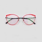 2019 new design Frameless edging optical frame Colorful ultem frame with metal leg vogue optical glasses frames