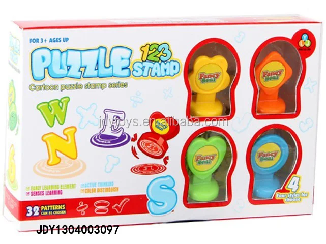 educational toys cheap signet ring toy , seal plastic stamp
