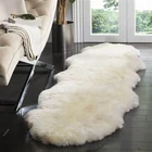 Customized modern dyed color sheepskin rug natural