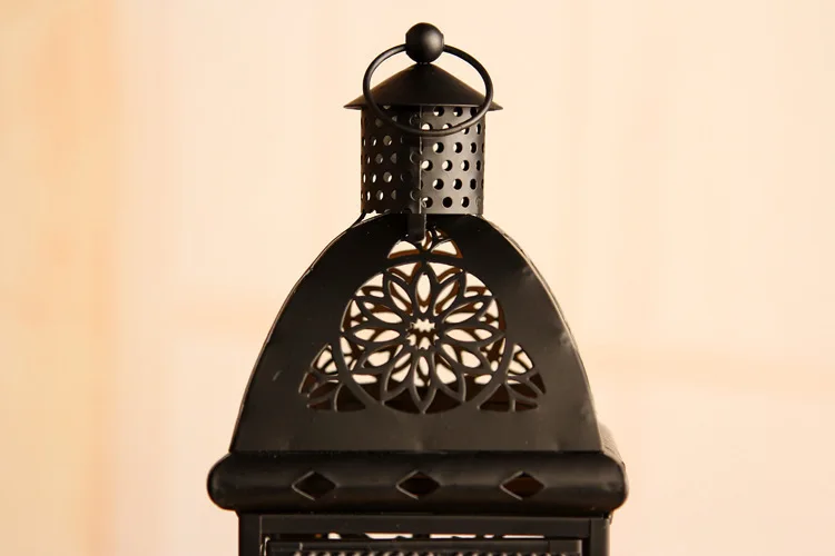 YS-R277 Iron Candlestick European retro lantern ornaments decorate wedding gifts gift