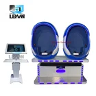 virtual reality 9d egg vr cinema 2 seats simulator game for play