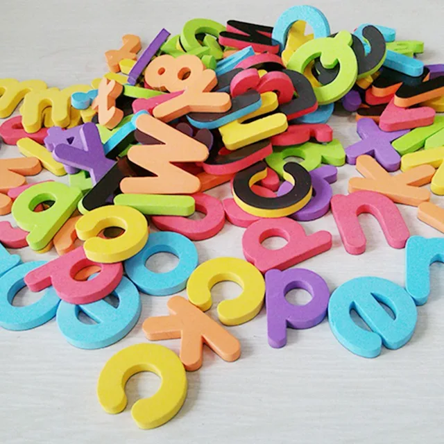 OEM kids gifts english letters Different Design EVA Letters ABC Magnets