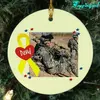 Army Soldier Picture Glass Ornament For Friendship Souvenir Gift