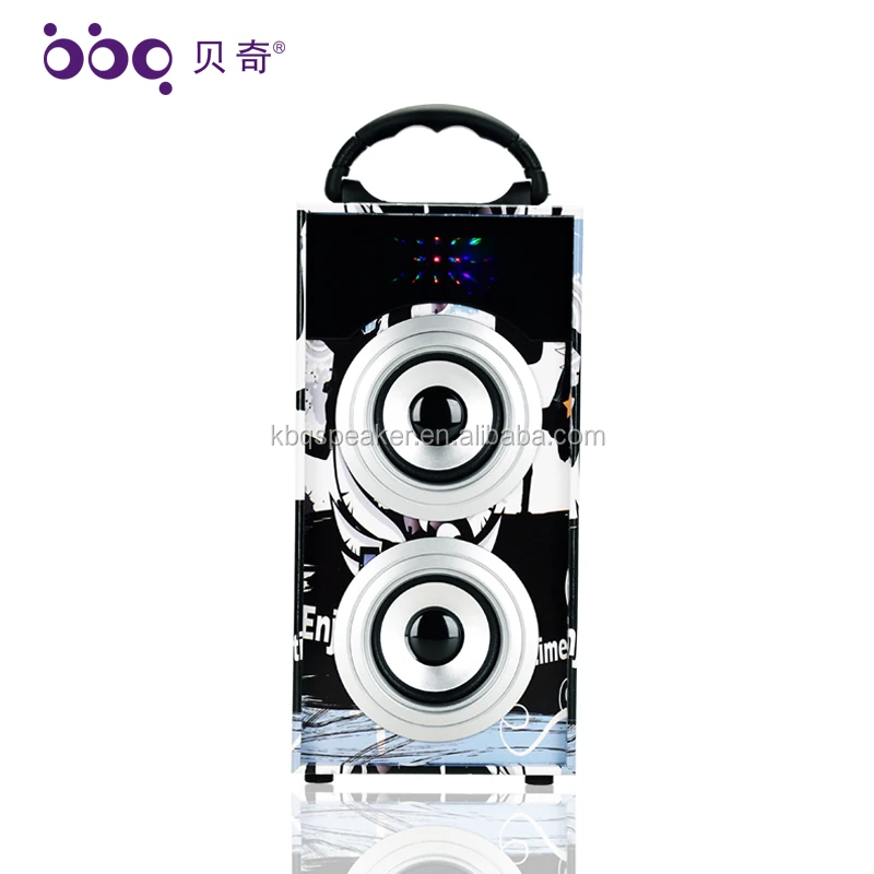 KBQ 601A Cheaper two 3 inches speaker music audio support USB, TF card, FM radio factory directly speaker - ANKUX.COM