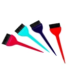 Plastic dyeing hair brush hair tinting brush
