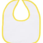 custom dyed color plain blank baby bib