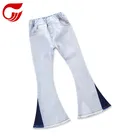 2018 latest girl jeans pants for children jeans