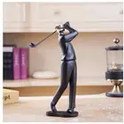 resin sports figure golf man figure craft craft figures miniature
