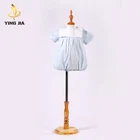 Custom 2019 baby summer jumpsuit wear short sleeve made infant cotton smocked Baby Romper