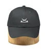 Custom black promotional baseball cap with emb logo