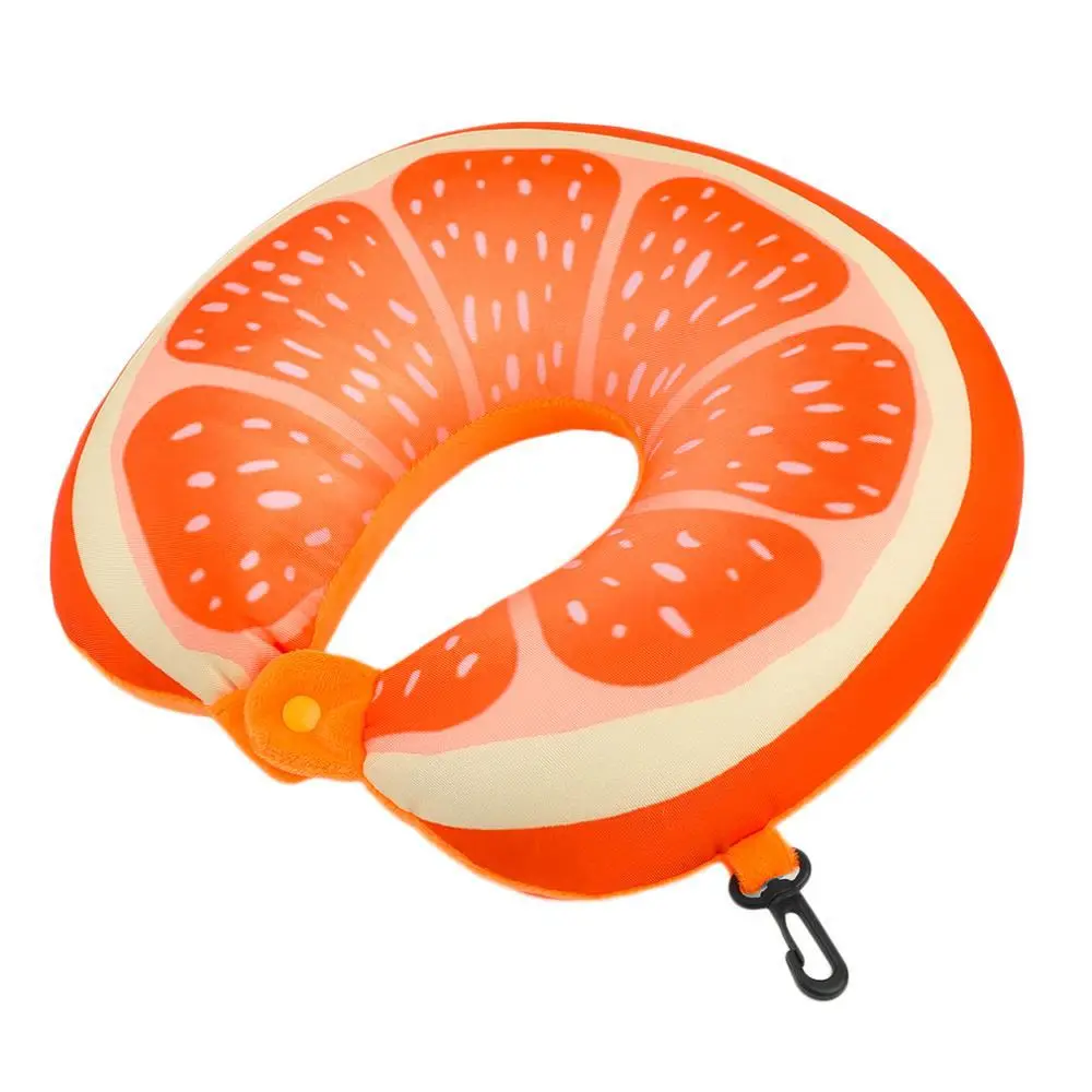 Soft U Shape Cushion Journey From Watermelon Kiwifruit Orange Fruit Cushions Tourism Neck AutoTravel Pillows