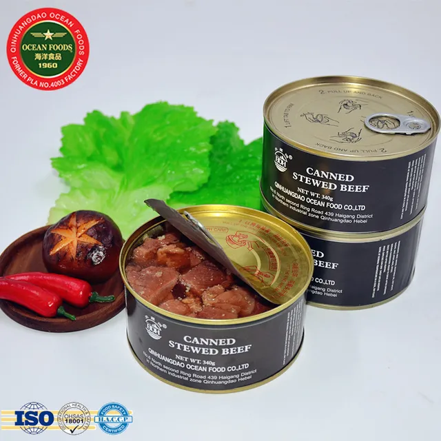 new products 340g beidaihe stewed beef canned meat