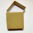 Custom Logo Outer Kraft Paper Inner Paperboard Jewelry Packaging Boxes Gift Paper Boxes
