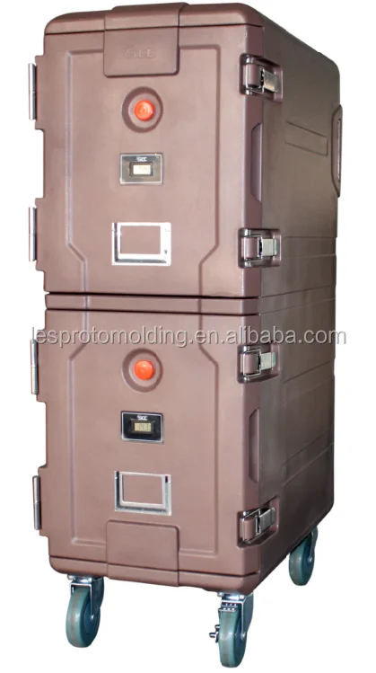 300L Insulated End-Loading Dual Capacity Food Pan Carrier With Dolly