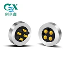 4Pin Pogo Pin Male Female Magnetic Cable Connector